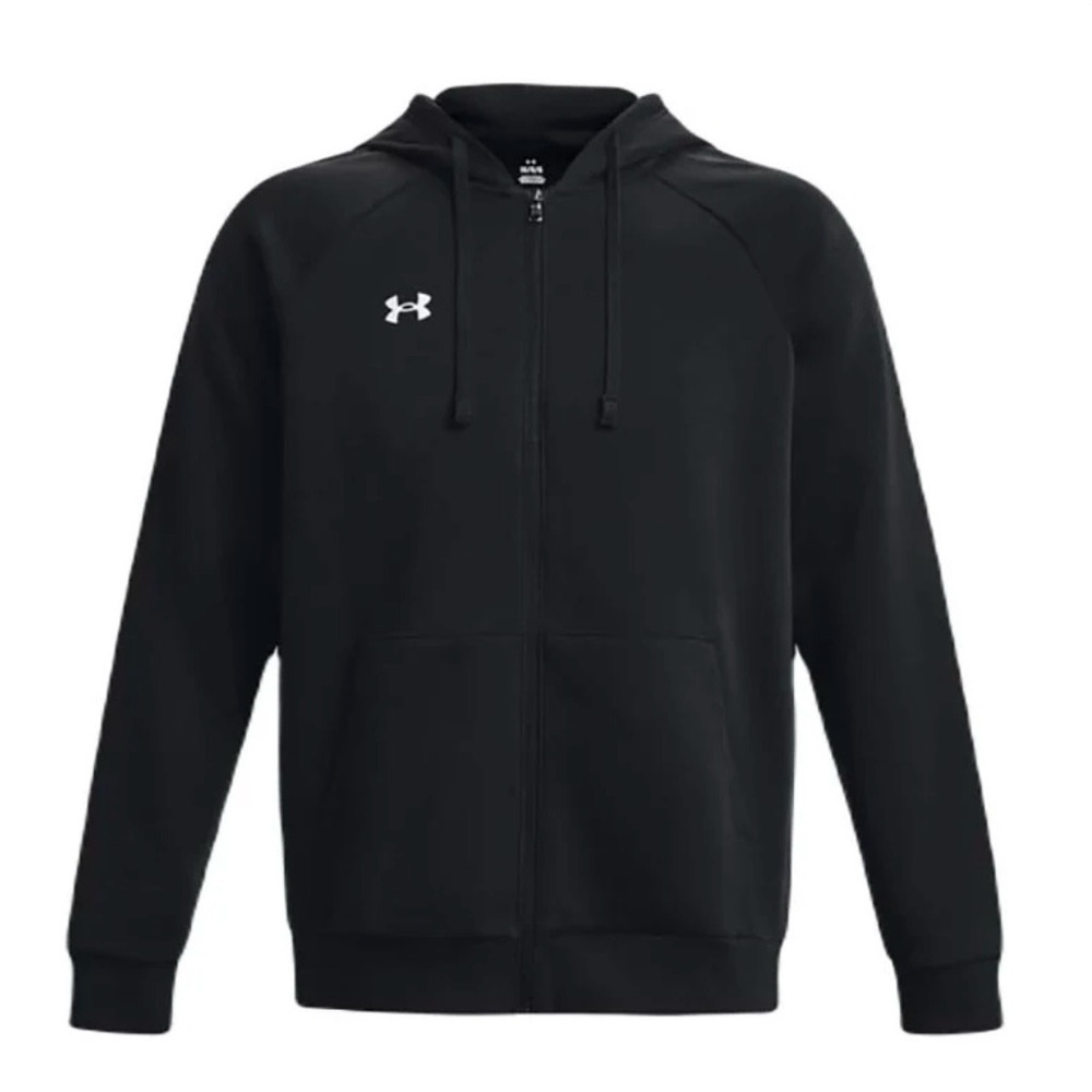 NWT Under Armour Men’s Full Zip Hoodie Sweatshirt Black Size Small